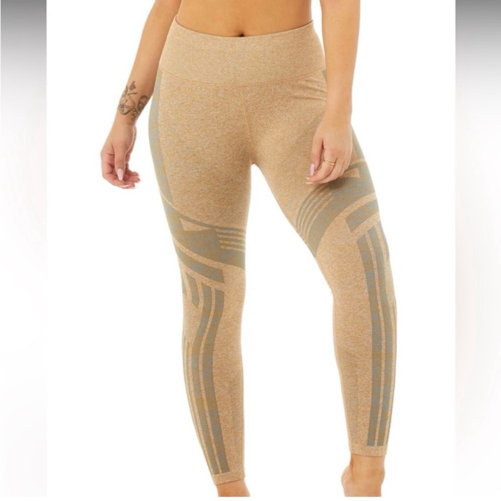 Alo yoga leggings 7/8 High-Waist Seamless Tempo XS‎ Athletic Workout Gym